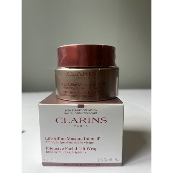 Clarins Intensive Facial Wrap 2.5oz / 75ml New In Box RefinesRelives Brightens